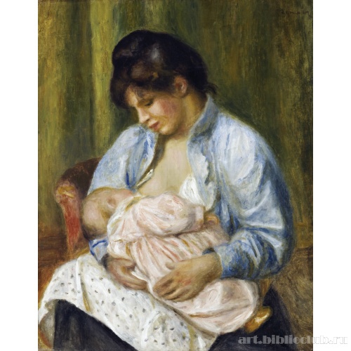 Женщина, кормящая ребенка