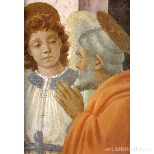 Ангел освобождает Петра из темницы. Фрагмент