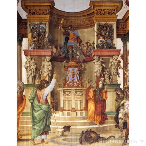 Святой Филипп, изгоняющий дракона из храма