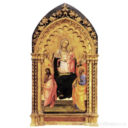 Мадонна с младенцем на троне со святыми