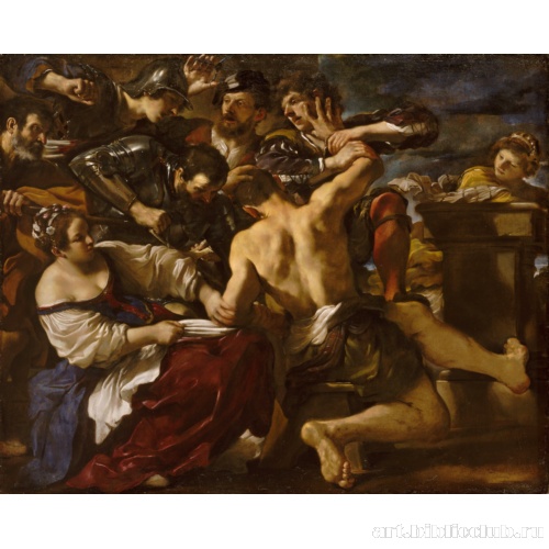 Самсон захвачен филистимлянами