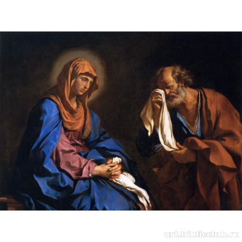 Святой Петр, плачущий перед Пресвятой Девой