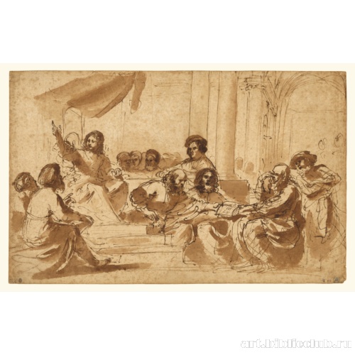 Христос, проповедующий в храме