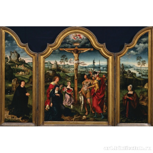 Распятие с донаторами. Триптих