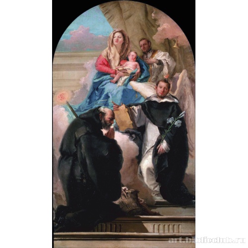 Мадонна с Младенцем и тремя святыми