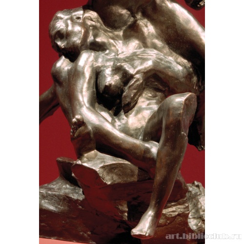 Сидящая женщина и мученица. Фрагмент