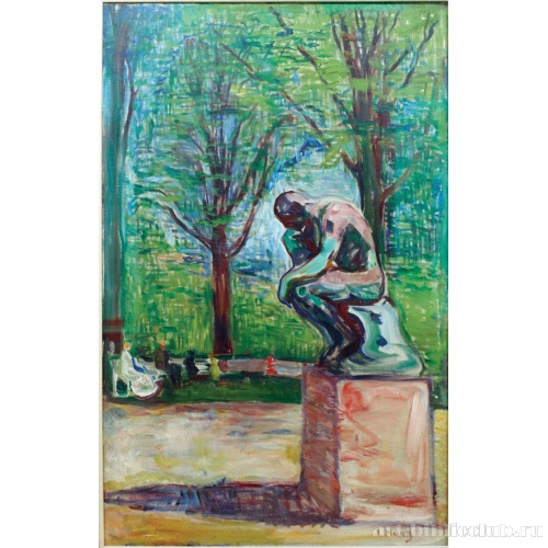 «Мыслитель» Родена в парке доктора Линде