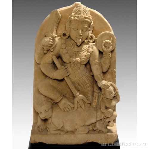 Богиня Дурга, убивающая буйвола-демона (Дурга Махисасурамардини)