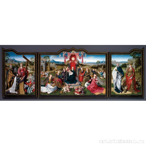 Дева Мария с Младенцем и святыми. Триптих