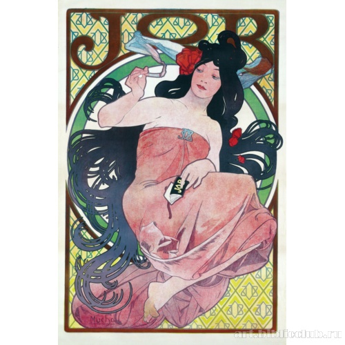 Рекламный плакат сигарет «Job»