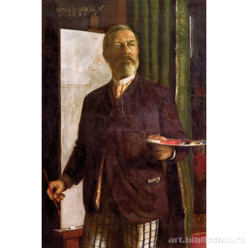 Автопортрет в студии. Фрагмент