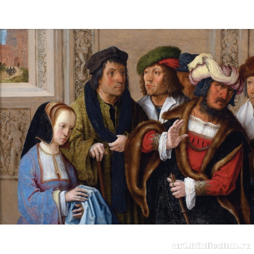 Жена Потифара показывает плащ Иосифа