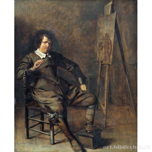 Портрет художника перед мольбертом