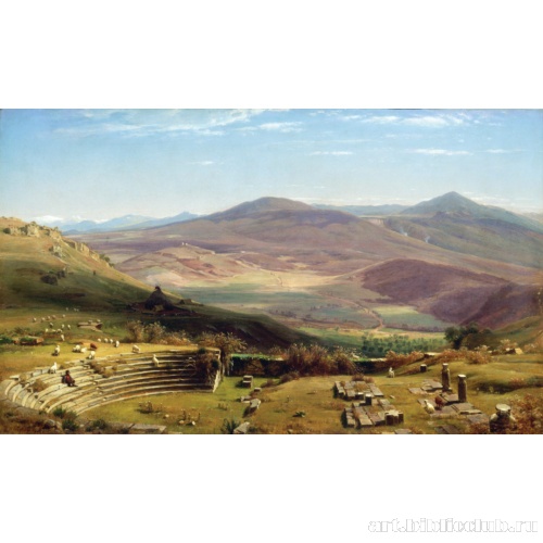 Амфитеатр Тускулум и Альбанские горы, Рим