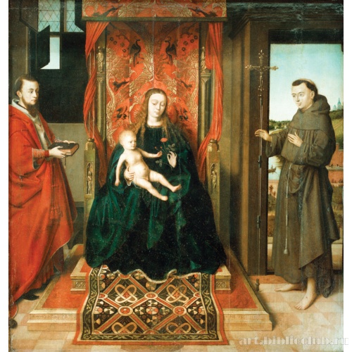 Мадонна на троне со святыми Иеронимом и Франциском Ассизским