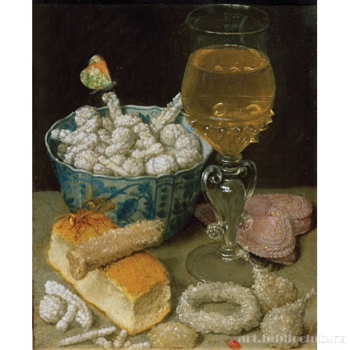 Натюрморт с хлебом и сладостями