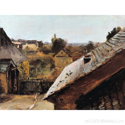 Вид на крыши и сады