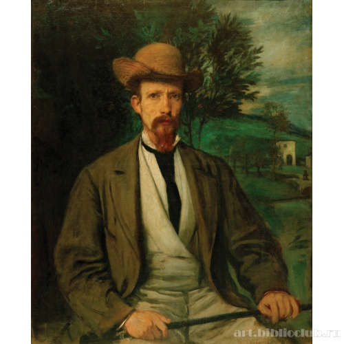 Автопортрет в желтой шляпе