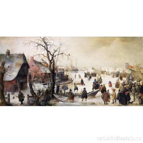 Зимняя сцена на канале