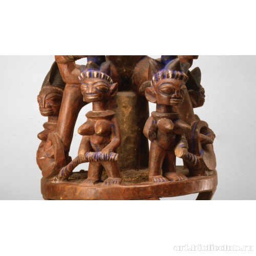 Шлем-маска эпа: Ийябеджи (Матъ близнецов). Фрагмент