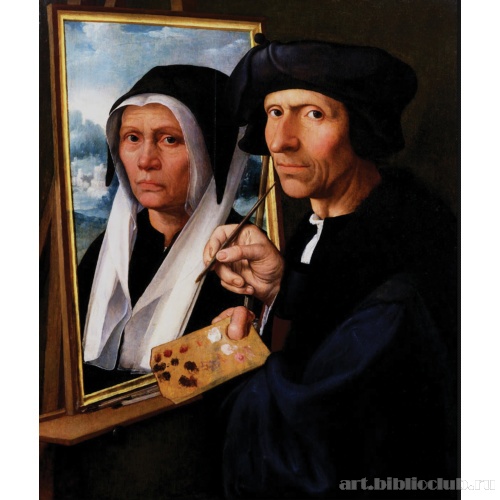 Якоб Корнелис ван Остзанен, пишущий портрет своей жены