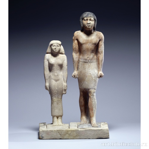 Статуарная группа Нен-кеф-ка и его жены Нефер-шем