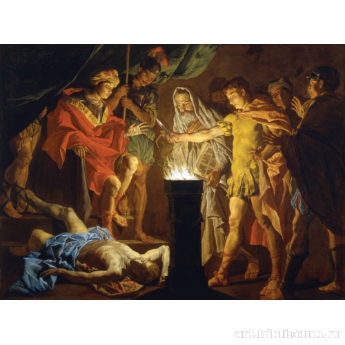 Гай Муций Сцевола в присутствии Ларса Порсены