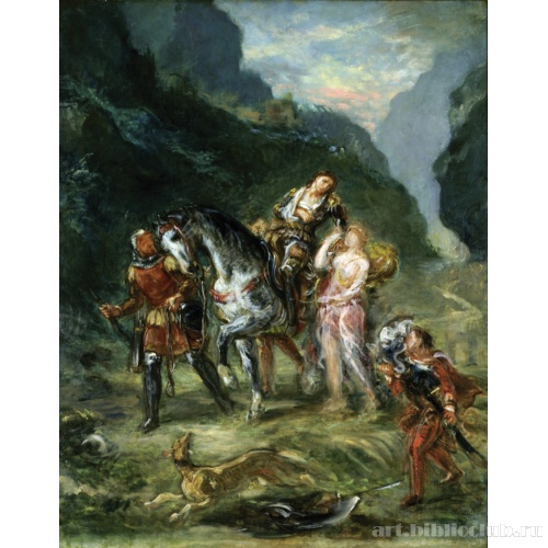 Анджелика и раненый Медор