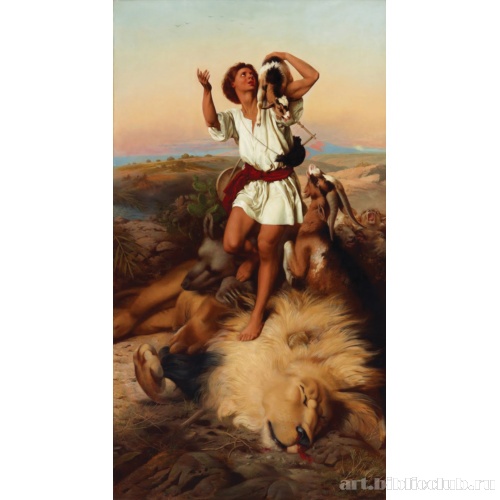 Первая победа Давида. Фрагмент