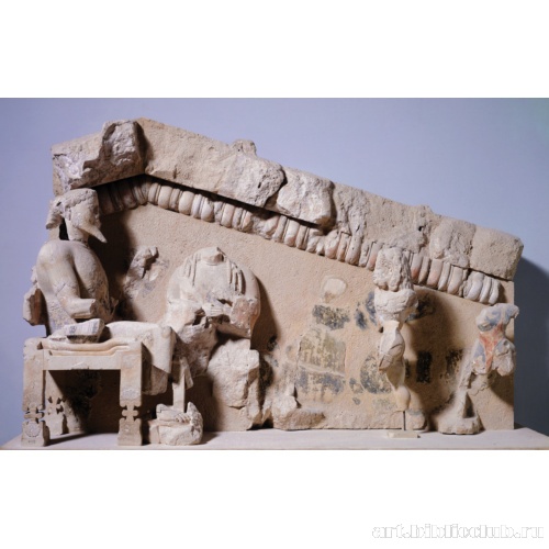 Апофеоз Геракла. Фрагмент фронтона здания на афинском Акрополе