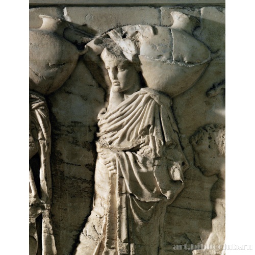 Фриз Парфенона с изображением гидрофоров. Фрагмент