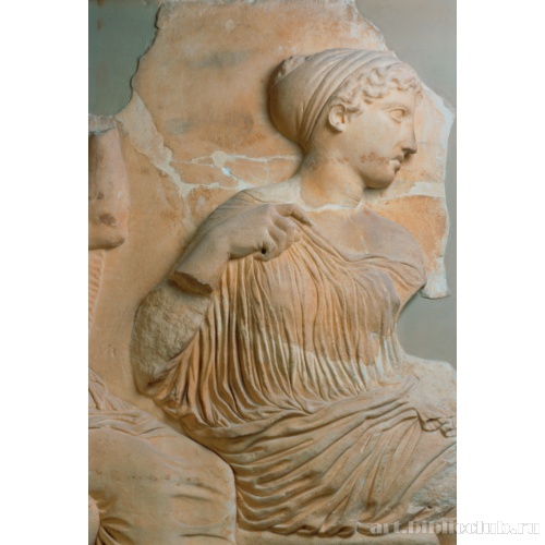 Фриз Парфенона. Фрагмент с изображением Артемиды