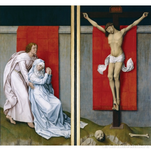 Распятие со скорбящими Девой Марией и Иоанном Евангелистом