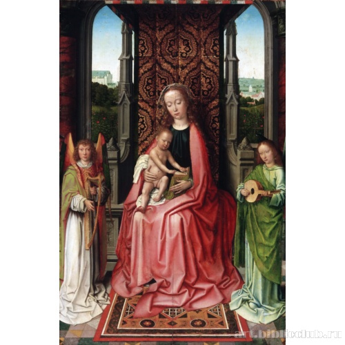 Мадонна с Младенцем на троне и ангелы