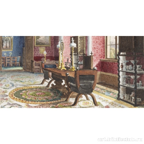 Красная комната, дворец Фишбах. Фрагмент