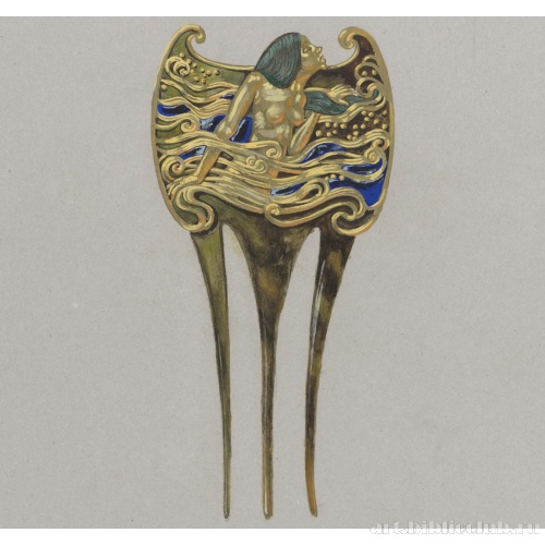 Гребень с нимфой