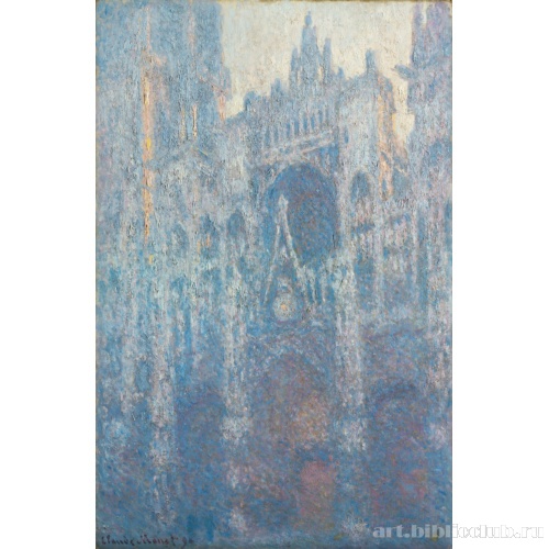 Портал Руанского собора в утреннем свете