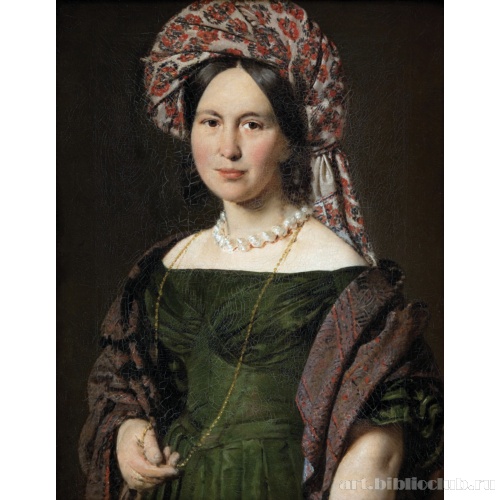 Портрет жены художника Катрине Йенсен, урожденной Лоренцен, в тюрбане