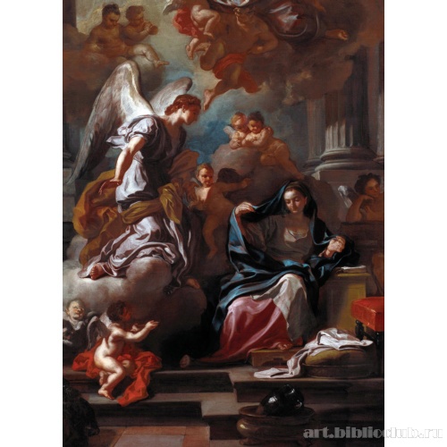 Благовещение. Фрагмент