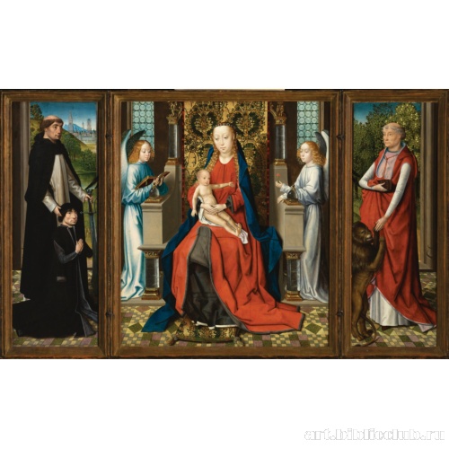 Мадонна с Младенцем и ангелами. Триптих