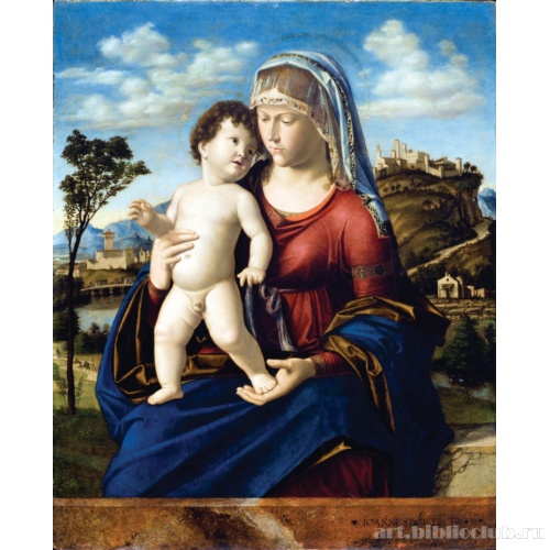 Мадонна с Младенцем в пейзаже