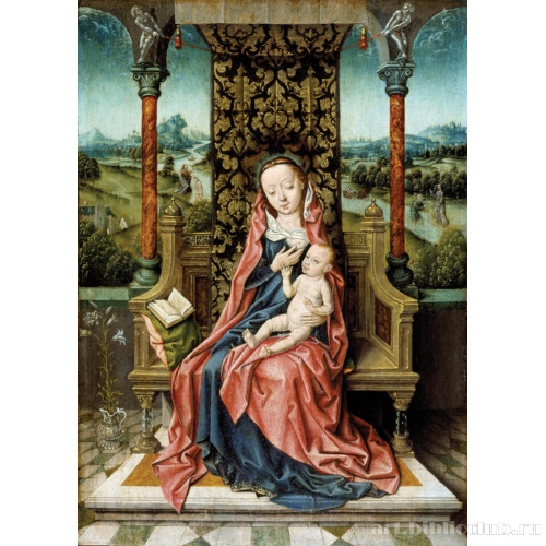 Мадонна с Младенцем на троне
