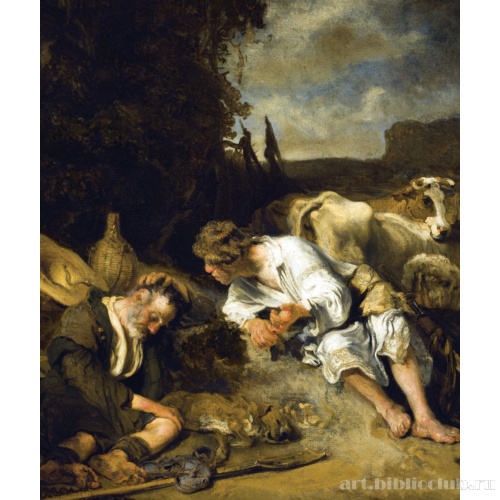 Меркурий и Аргус. Фрагмент