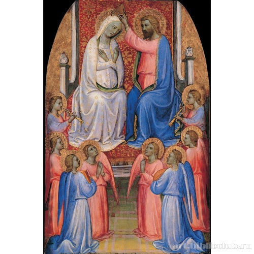 Коронование Девы Марии и ангелы