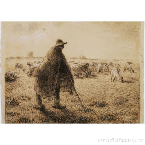 Пастух со стадом