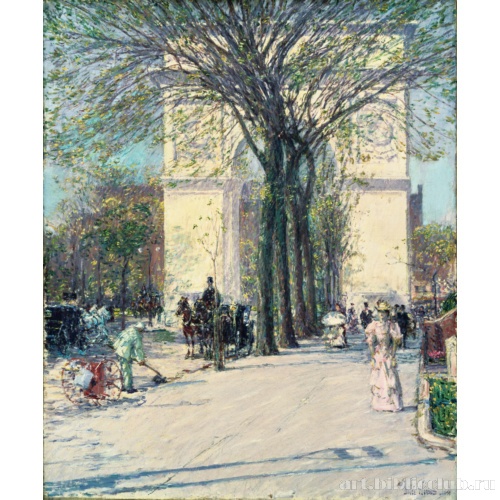 Арка Вашингтона, весна