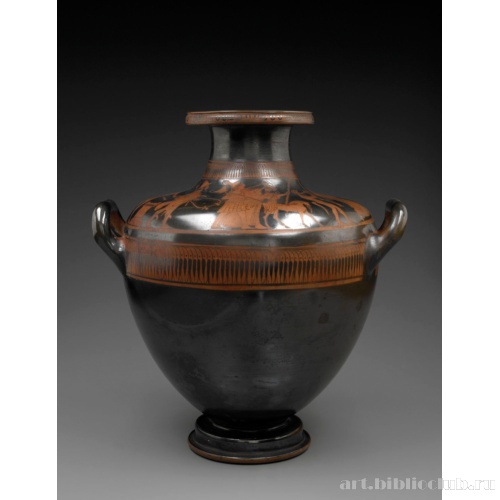 Краснофигурный калпис для хранения воды. Возвращение Гефеста на Олимп