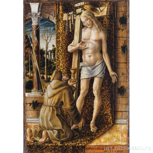 Святой Франциск, собирающий кровь Христа