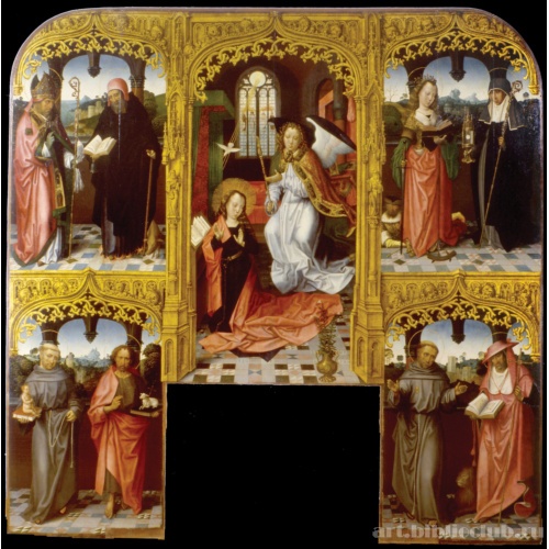 Благовещение со святыми