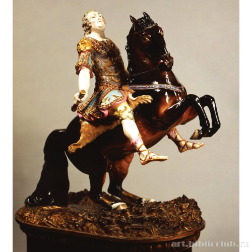 Конная статуэтка короля Польши Августа III